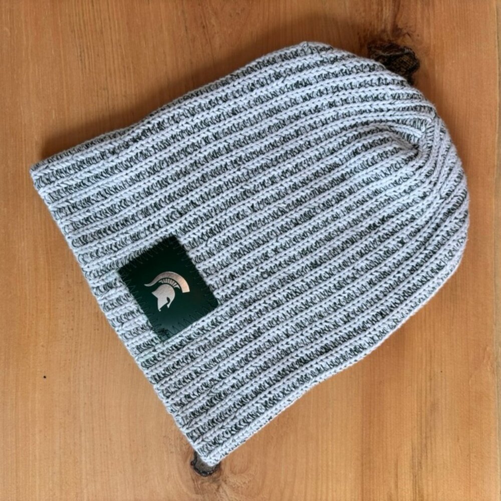 Women's Love Your Melon Gray Michigan State Spartans Beanie